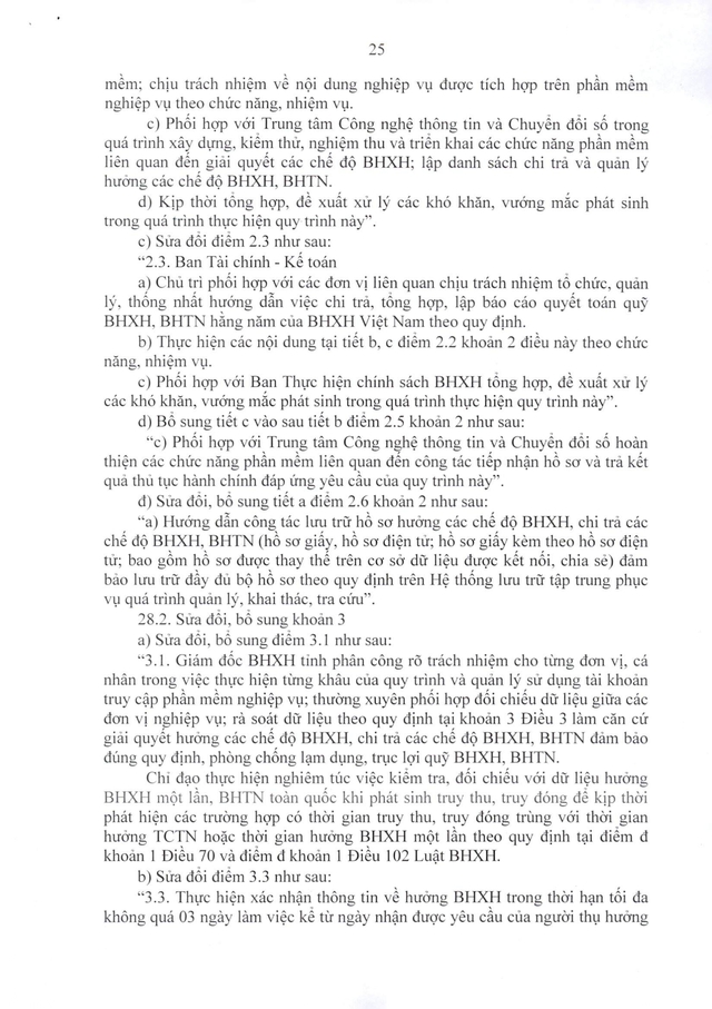 Quy trình giải quyết hưởng chế độ bảo hiểm xã hội, bảo hiểm thất nghiệp- Ảnh 25.
