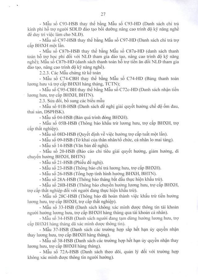 Quy trình giải quyết hưởng chế độ bảo hiểm xã hội, bảo hiểm thất nghiệp- Ảnh 27.