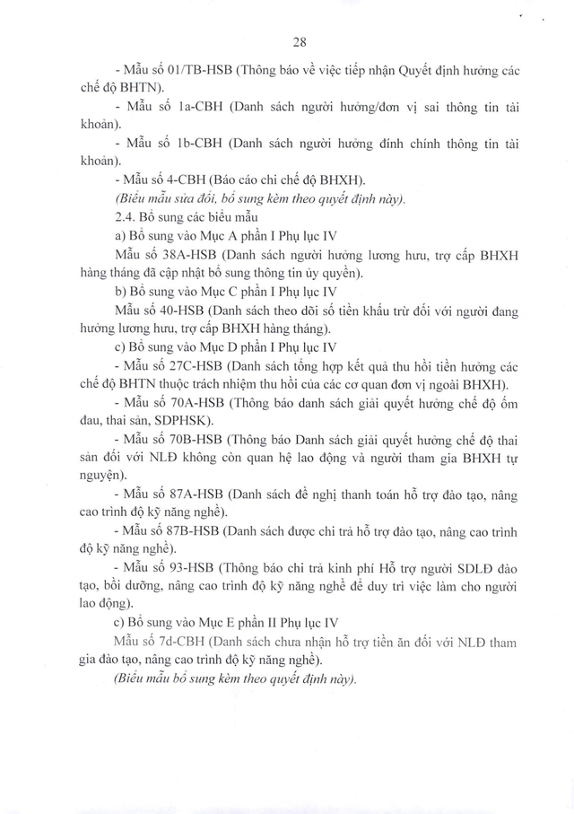 Quy trình giải quyết hưởng chế độ bảo hiểm xã hội, bảo hiểm thất nghiệp- Ảnh 28.