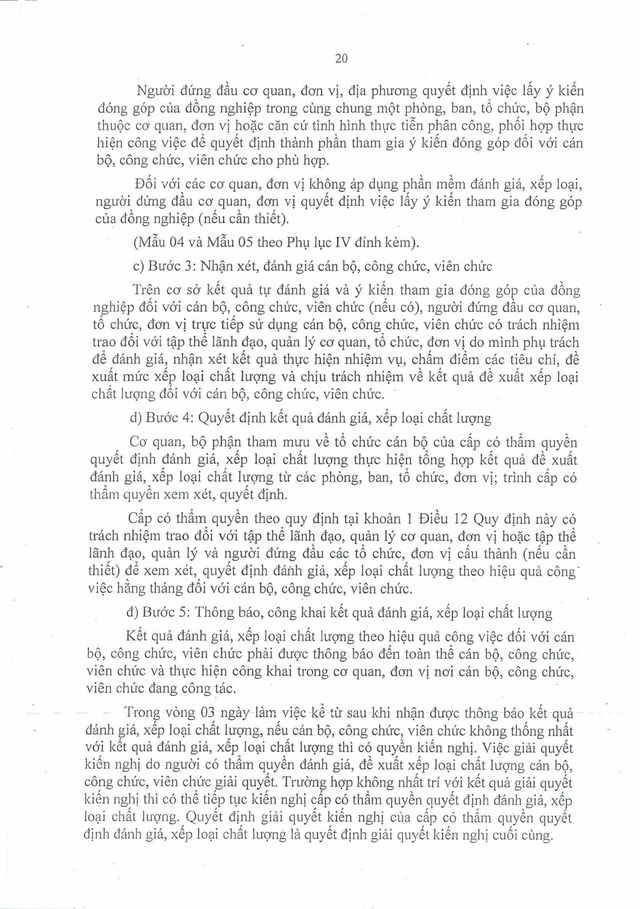 Quy định mới: Đánh giá cán bộ, công chức, viên chức TP Đà Nẵng theo hiệu quả công việc- Ảnh 22.