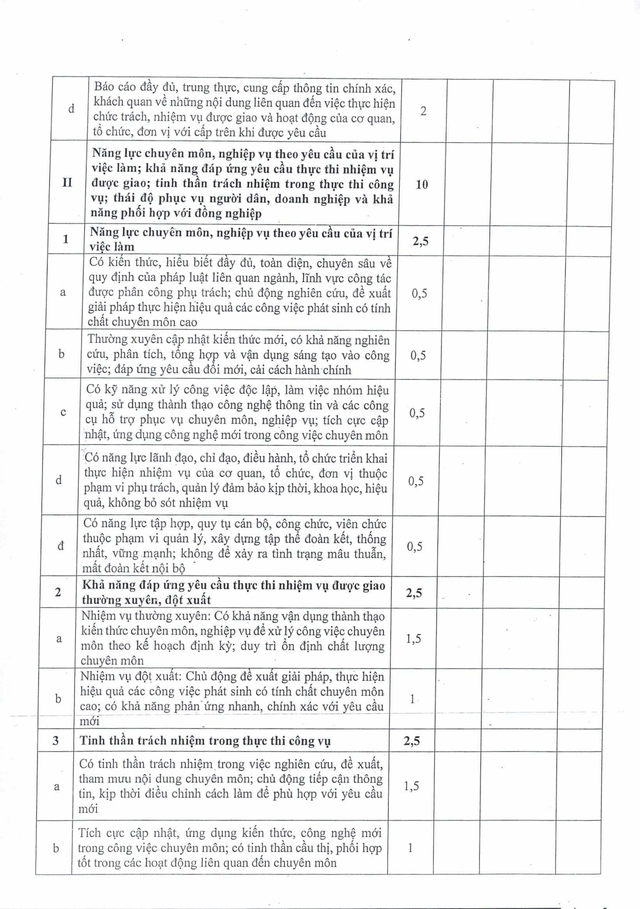 Quy định mới: Đánh giá cán bộ, công chức, viên chức TP Đà Nẵng theo hiệu quả công việc- Ảnh 32.