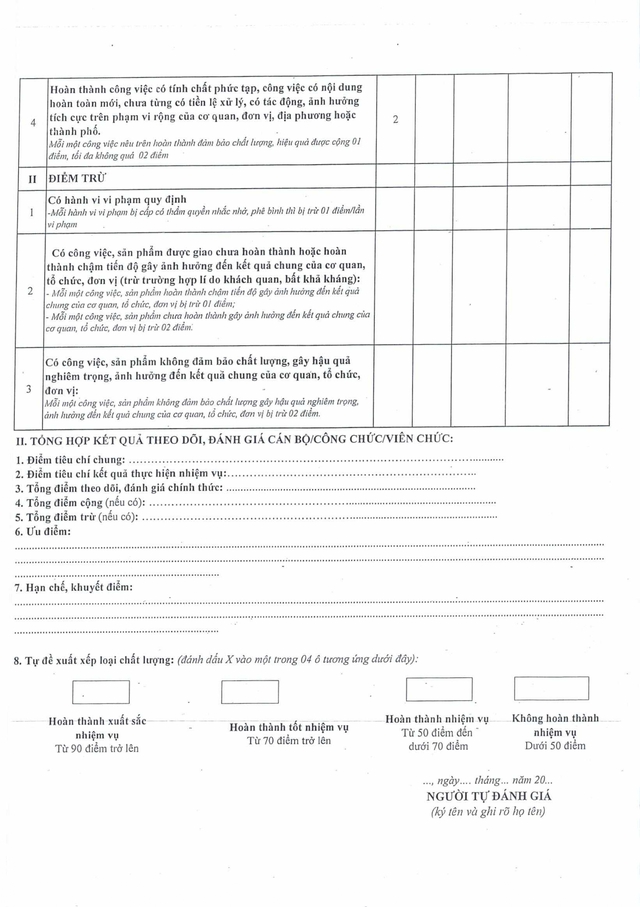 Quy định mới: Đánh giá cán bộ, công chức, viên chức TP Đà Nẵng theo hiệu quả công việc- Ảnh 45.
