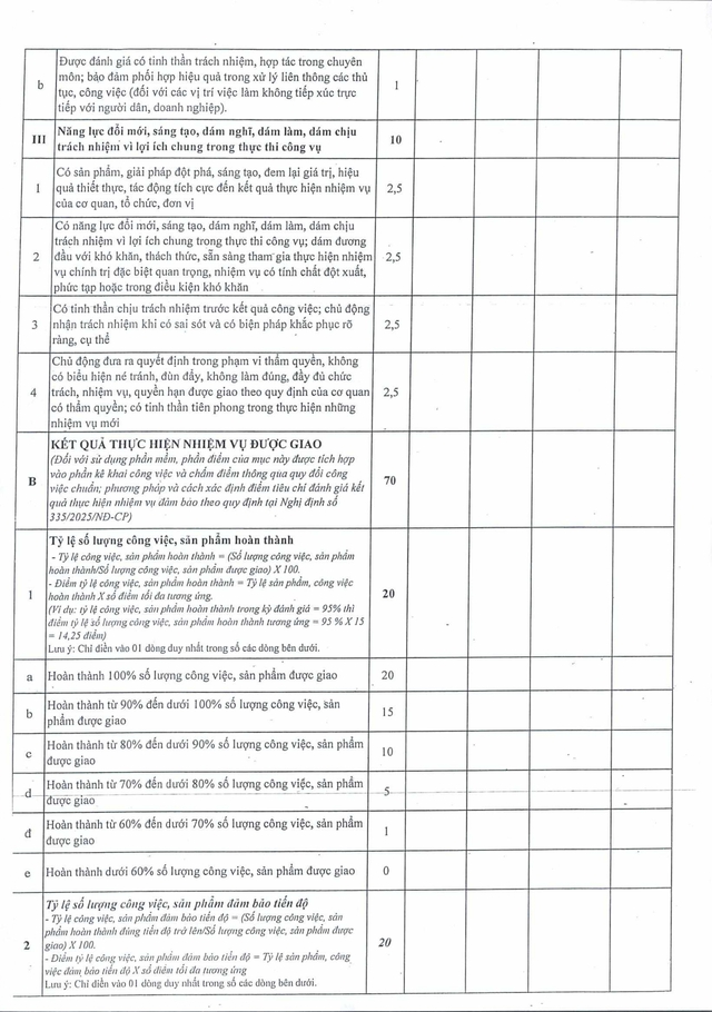 Quy định mới: Đánh giá cán bộ, công chức, viên chức TP Đà Nẵng theo hiệu quả công việc- Ảnh 49.