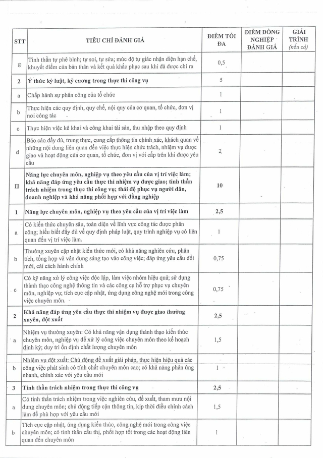 Quy định mới: Đánh giá cán bộ, công chức, viên chức TP Đà Nẵng theo hiệu quả công việc- Ảnh 54.