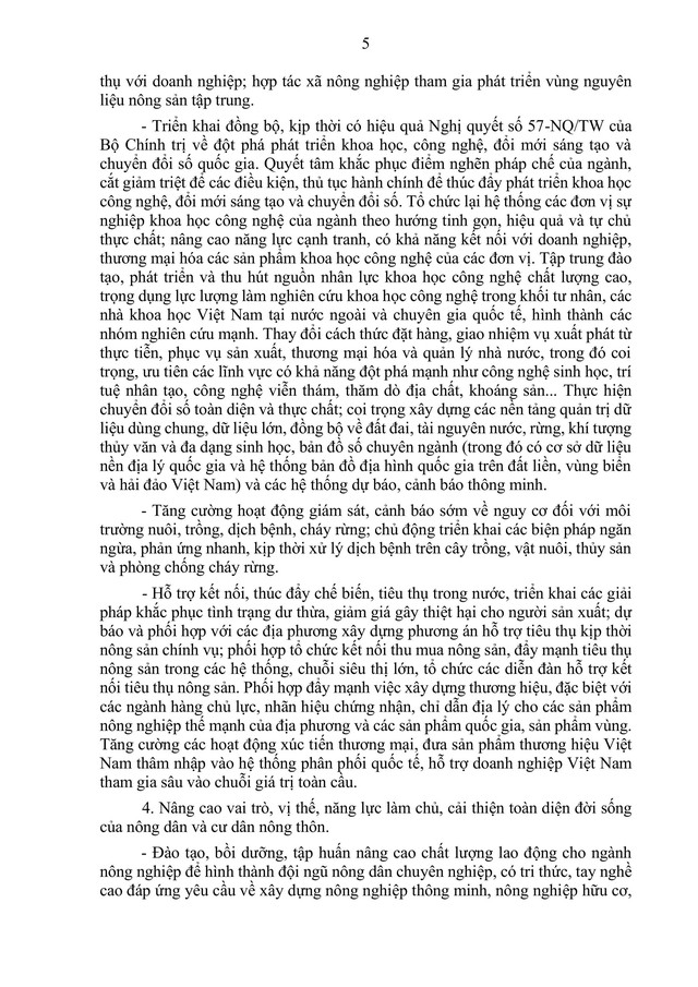 NGHỊ QUYẾT MỚI của CHÍNH PHỦ về NÔNG NGHIỆP, NÔNG DÂN, NÔNG THÔN- Ảnh 7. NGHỊ QUYẾT MỚI của CHÍNH PHỦ về NÔNG NGHIỆP, NÔNG DÂN, NÔNG THÔN- Ảnh 7.