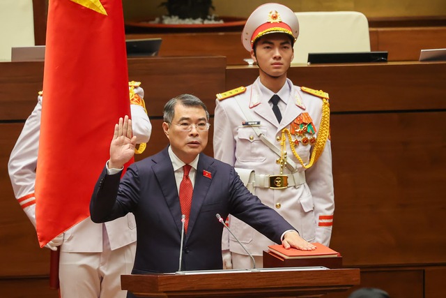 THỦ TƯỚNG CHÍNH PHỦ LÊ MINH HƯNG TUYÊN THỆ VÀ PHÁT BIỂU NHẬM CHỨC- Ảnh 2.