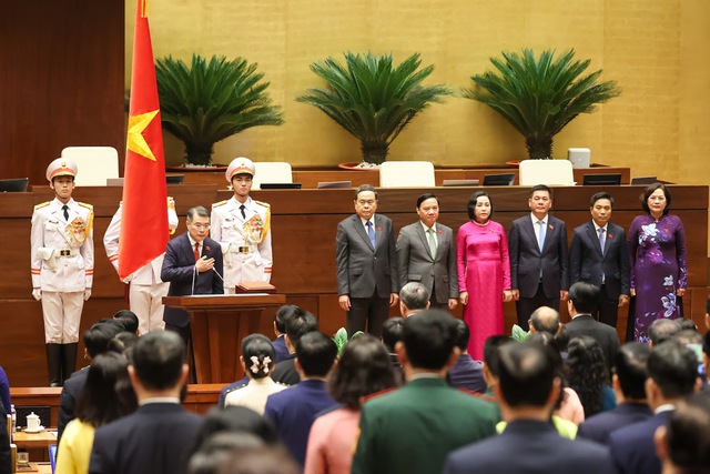 THỦ TƯỚNG CHÍNH PHỦ LÊ MINH HƯNG TUYÊN THỆ VÀ PHÁT BIỂU NHẬM CHỨC- Ảnh 6.