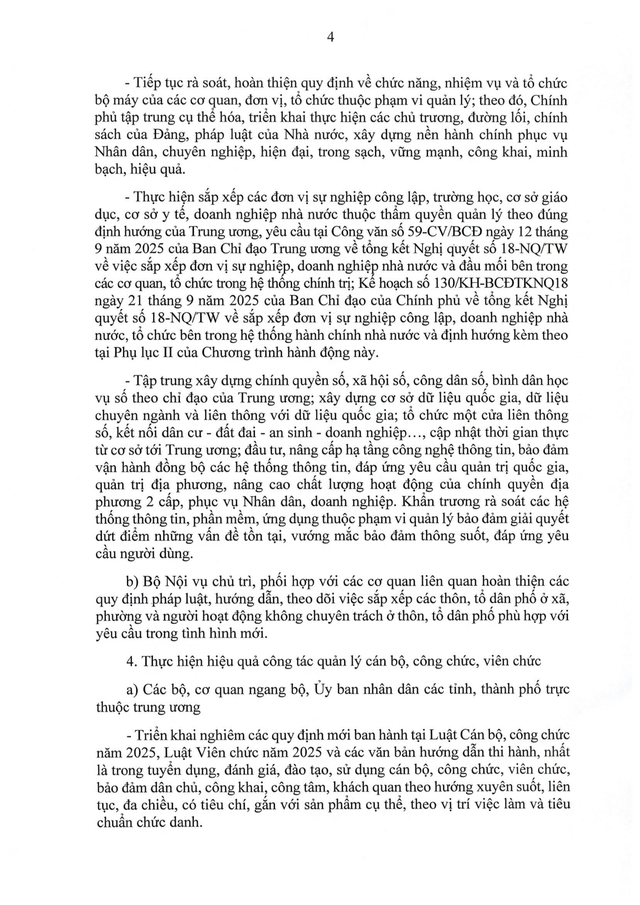 TOÀN VĂN: Nghị quyết 105/NQ-CP của Chính phủ về tiếp tục xây dựng, hoàn thiện tổ chức bộ máy- Ảnh 6.