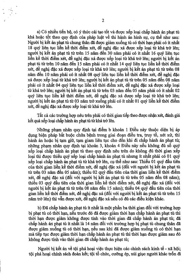 TOÀN VĂN: Quyết định 457/QĐ-CTN về đặc xá năm 2026- Ảnh 2.