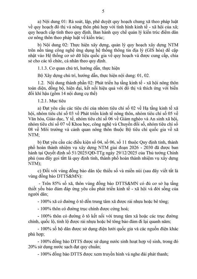 TOÀN VĂN: Quyết định 417/QĐ-BNNMT về xây dựng nông thôn mới, phát triển kinh tế - xã hội- Ảnh 5. TOÀN VĂN: Quyết định 417/QĐ-BNNMT về xây dựng nông thôn mới, phát triển kinh tế - xã hội- Ảnh 5.
