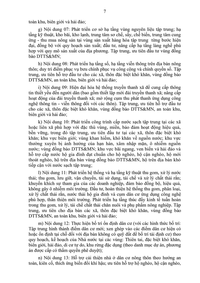 TOÀN VĂN: Quyết định 417/QĐ-BNNMT về xây dựng nông thôn mới, phát triển kinh tế - xã hội- Ảnh 7. TOÀN VĂN: Quyết định 417/QĐ-BNNMT về xây dựng nông thôn mới, phát triển kinh tế - xã hội- Ảnh 7.