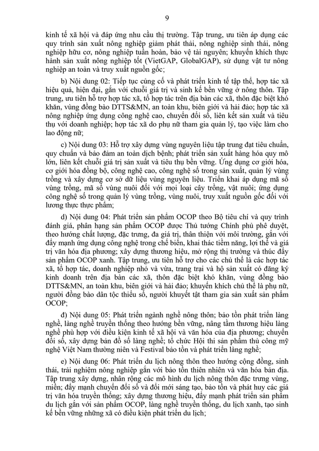 TOÀN VĂN: Quyết định 417/QĐ-BNNMT về xây dựng nông thôn mới, phát triển kinh tế - xã hội- Ảnh 9. TOÀN VĂN: Quyết định 417/QĐ-BNNMT về xây dựng nông thôn mới, phát triển kinh tế - xã hội- Ảnh 9.