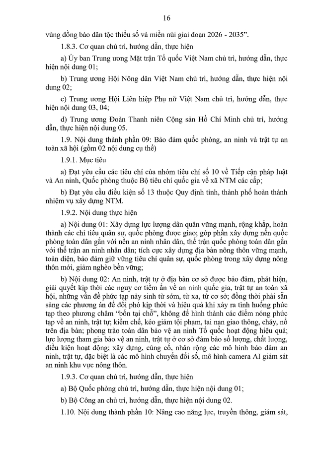 TOÀN VĂN: Quyết định 417/QĐ-BNNMT về xây dựng nông thôn mới, phát triển kinh tế - xã hội- Ảnh 16. TOÀN VĂN: Quyết định 417/QĐ-BNNMT về xây dựng nông thôn mới, phát triển kinh tế - xã hội- Ảnh 16.