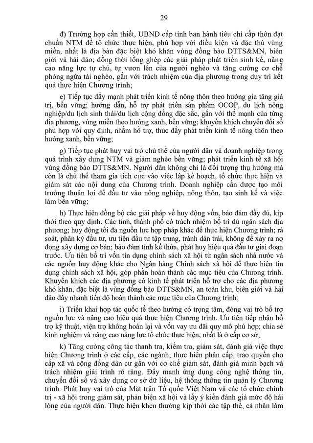 TOÀN VĂN: Quyết định 417/QĐ-BNNMT về xây dựng nông thôn mới, phát triển kinh tế - xã hội- Ảnh 29. TOÀN VĂN: Quyết định 417/QĐ-BNNMT về xây dựng nông thôn mới, phát triển kinh tế - xã hội- Ảnh 29.