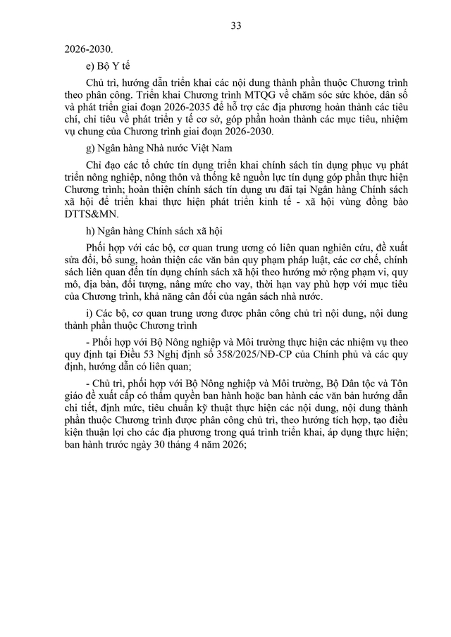 TOÀN VĂN: Quyết định 417/QĐ-BNNMT về xây dựng nông thôn mới, phát triển kinh tế - xã hội- Ảnh 33. TOÀN VĂN: Quyết định 417/QĐ-BNNMT về xây dựng nông thôn mới, phát triển kinh tế - xã hội- Ảnh 33.