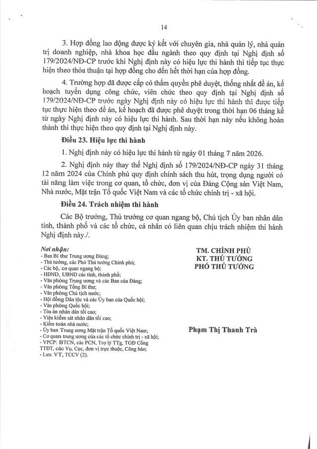 TOÀN VĂN: Dự thảo Nghị định Quy định chính sách thu hút, trọng dụng người có tài năng- Ảnh 12. TOÀN VĂN: Dự thảo Nghị định Quy định chính sách thu hút, trọng dụng người có tài năng- Ảnh 12.