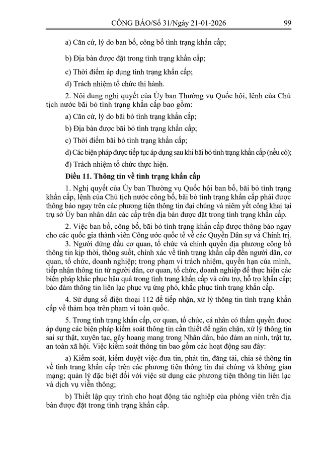 LUẬT TÌNH TRẠNG KHẨN CẤP- Ảnh 5. LUẬT TÌNH TRẠNG KHẨN CẤP- Ảnh 5.