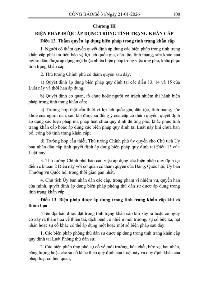 LUẬT TÌNH TRẠNG KHẨN CẤP- Ảnh 6. LUẬT TÌNH TRẠNG KHẨN CẤP- Ảnh 6.