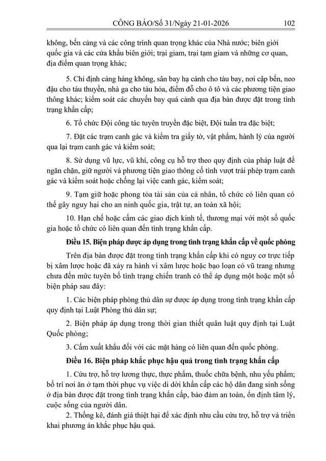 LUẬT TÌNH TRẠNG KHẨN CẤP- Ảnh 8. LUẬT TÌNH TRẠNG KHẨN CẤP- Ảnh 8.