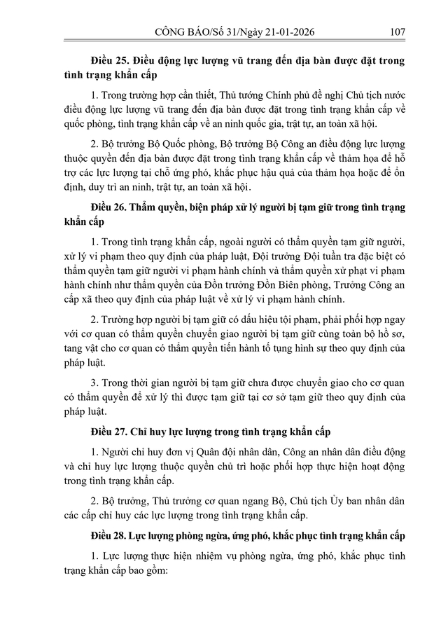 LUẬT TÌNH TRẠNG KHẨN CẤP- Ảnh 13. LUẬT TÌNH TRẠNG KHẨN CẤP- Ảnh 13.