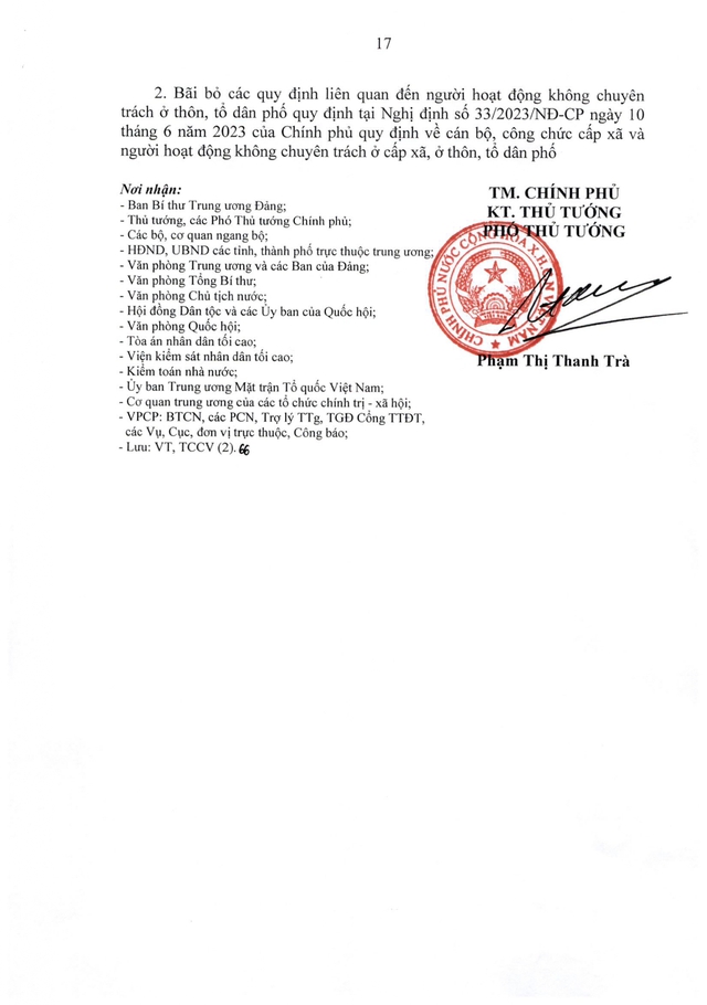 TOÀN VĂN: Nghị định 185/2026/NĐ-CP quy định về tổ chức, hoạt động của thôn, tổ dân phố; chính sách với người hoạt động không chuyên trách ở thôn, tổ dân phố- Ảnh 17. TOÀN VĂN: Nghị định 185/2026/NĐ-CP quy định về tổ chức, hoạt động của thôn, tổ dân phố; chính sách với người hoạt động không chuyên trách ở thôn, tổ dân phố- Ảnh 17.