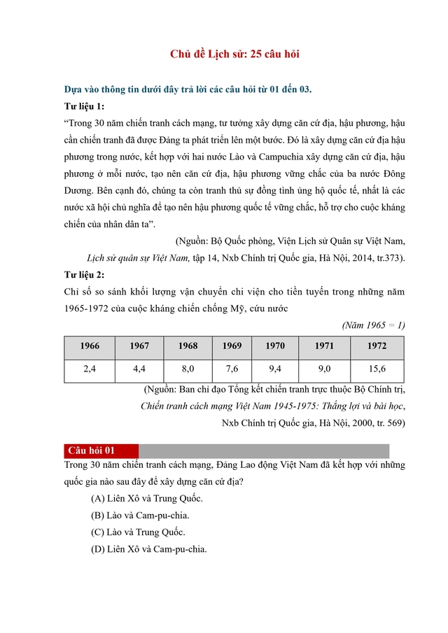 TUYỂN SINH QUÂN SỰ 2026: Đề thi tham khảo Kỳ thi đánh giá năng lực - Ảnh 14. TUYỂN SINH QUÂN SỰ 2026: Đề thi tham khảo Kỳ thi đánh giá năng lực - Ảnh 14.