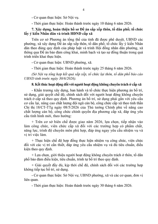 CHI TIẾT lộ trình sắp xếp thôn, tổ dân phố; cán bộ dôi dư của Ninh Bình- Ảnh 5. CHI TIẾT lộ trình sắp xếp thôn, tổ dân phố; cán bộ dôi dư của Ninh Bình- Ảnh 5.