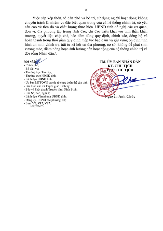 CHI TIẾT lộ trình sắp xếp thôn, tổ dân phố; cán bộ dôi dư của Ninh Bình- Ảnh 9. CHI TIẾT lộ trình sắp xếp thôn, tổ dân phố; cán bộ dôi dư của Ninh Bình- Ảnh 9.