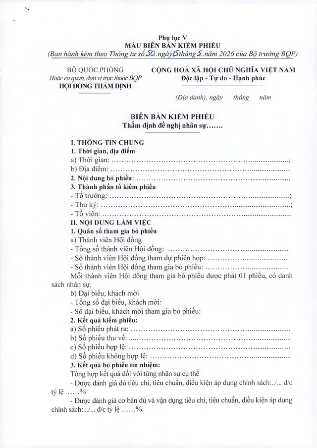Thông tư 50/2026/TT-BQP quy định chính sách thu hút, trọng dụng nhân tài với Quân đội- Ảnh 34. Thông tư 50/2026/TT-BQP quy định chính sách thu hút, trọng dụng nhân tài với Quân đội- Ảnh 34.
