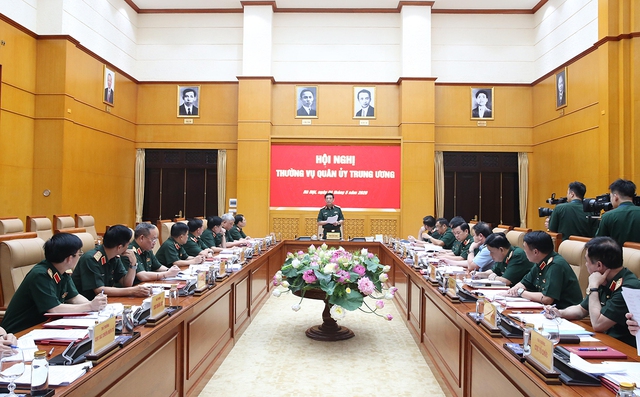 Thường vụ Quân ủy Trung ương cho ý kiến về sắp xếp doanh nghiệp Quân đội; xét, đề nghị phong tặng danh hiệu Anh hùng- Ảnh 1.