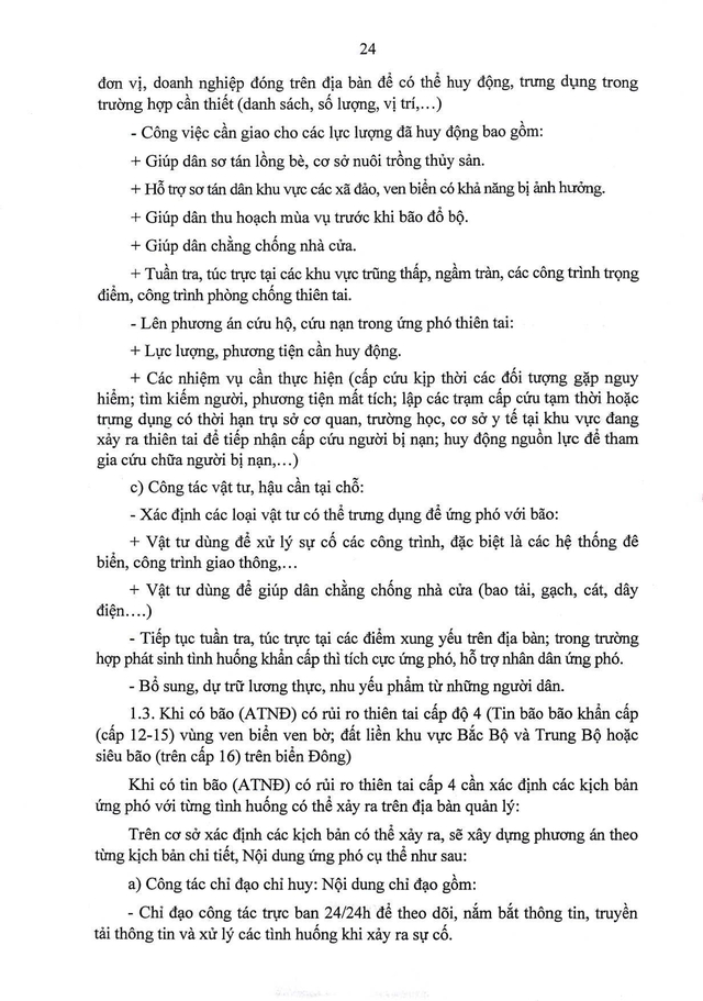 5 kịch bản ứng phó thiên tai khi có bão mạnh và nước dâng của Nghệ An- Ảnh 25.