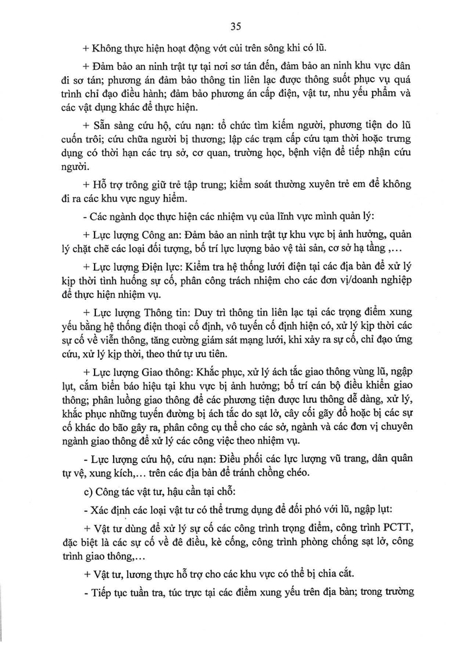 5 kịch bản ứng phó thiên tai khi có bão mạnh và nước dâng của Nghệ An- Ảnh 36.