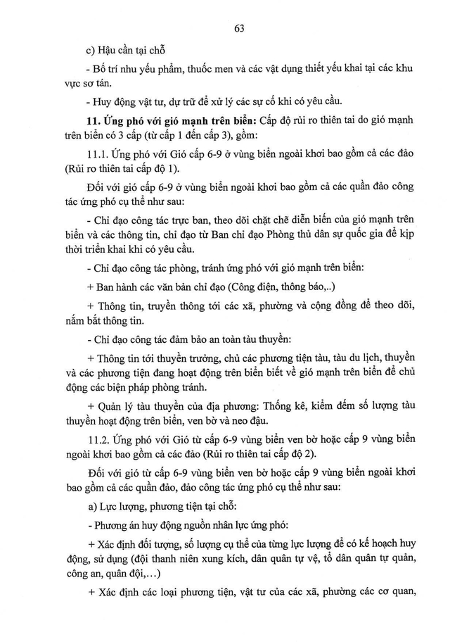 5 kịch bản ứng phó thiên tai khi có bão mạnh và nước dâng của Nghệ An- Ảnh 64.