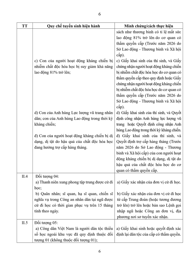 TOÀN VĂN: Công văn 2304/BGDĐT-GDĐH hướng dẫn tuyển sinh đại học, cao đẳng 2026- Ảnh 29.