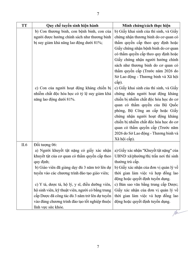 TOÀN VĂN: Công văn 2304/BGDĐT-GDĐH hướng dẫn tuyển sinh đại học, cao đẳng 2026- Ảnh 30.