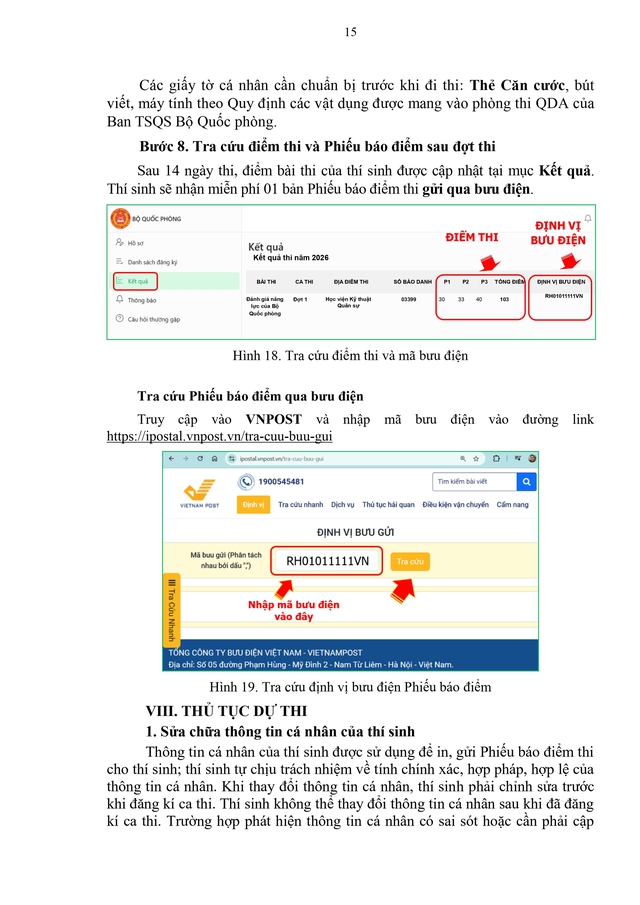 Hướng dẫn thí sinh dự thi Đánh giá năng lực tuyển sinh đại học khối trường Quân đội 2026- Ảnh 13.