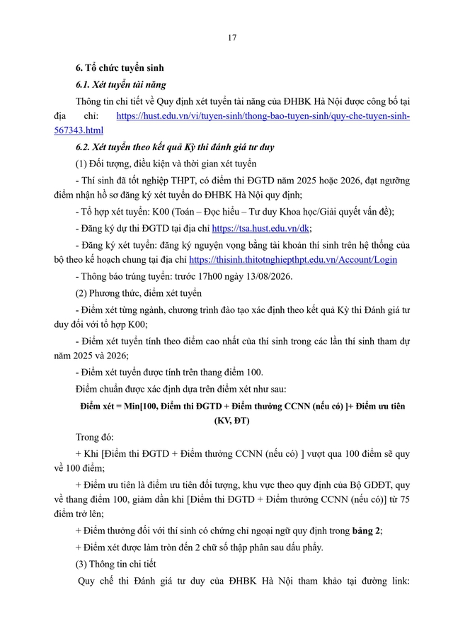 Thông tin tuyển sinh 2026 của Đại học Bách khoa Hà Nội- Ảnh 18. Thông tin tuyển sinh 2026 của Đại học Bách khoa Hà Nội- Ảnh 18.
