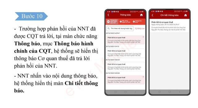Hướng dẫn người nộp thuế phản hồi vướng mắc nghĩa vụ thuế trên ứng dụng Etax Mobile- Ảnh 11.