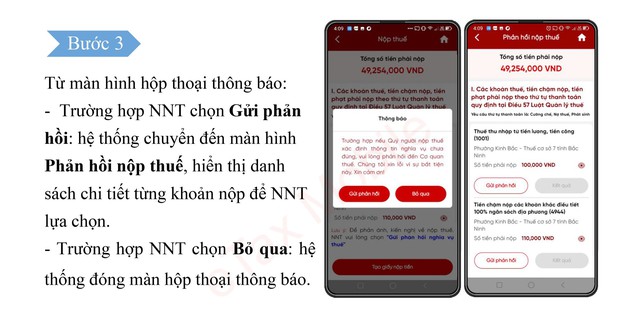 Hướng dẫn người nộp thuế phản hồi vướng mắc nghĩa vụ thuế trên ứng dụng Etax Mobile- Ảnh 4.