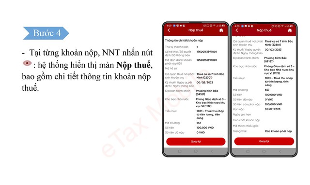 Hướng dẫn người nộp thuế phản hồi vướng mắc nghĩa vụ thuế trên ứng dụng Etax Mobile- Ảnh 5.