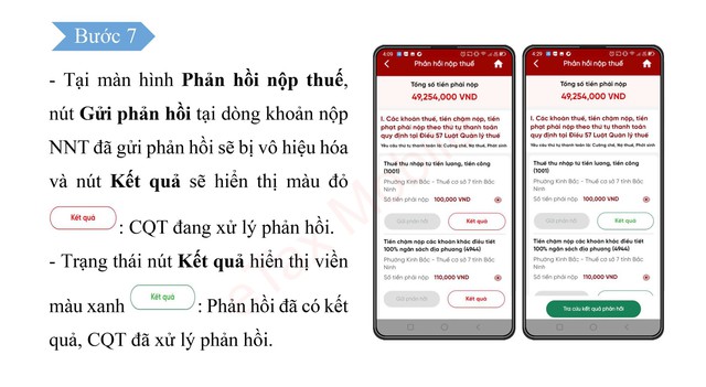 Hướng dẫn người nộp thuế phản hồi vướng mắc nghĩa vụ thuế trên ứng dụng Etax Mobile- Ảnh 8.
