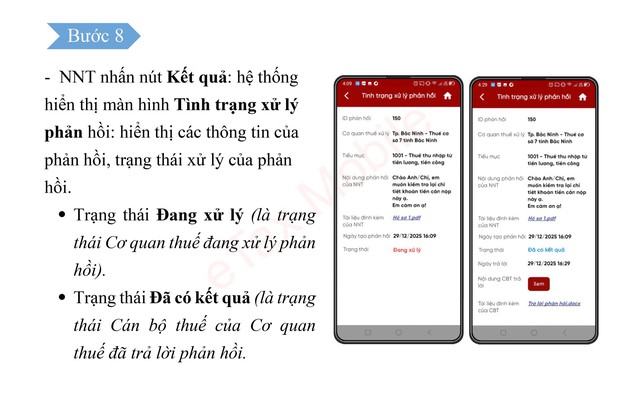 Hướng dẫn người nộp thuế phản hồi vướng mắc nghĩa vụ thuế trên ứng dụng Etax Mobile- Ảnh 9.