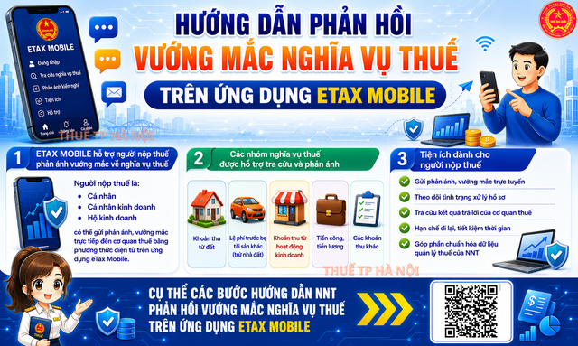 Hướng dẫn người nộp thuế phản hồi vướng mắc nghĩa vụ thuế trên ứng dụng Etax Mobile- Ảnh 1.