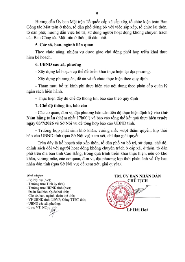 Tỉnh Cao Bằng công bố kế hoạch chi tiết về sắp xếp thôn, tổ dân phố - Ảnh 9. Tỉnh Cao Bằng công bố kế hoạch chi tiết về sắp xếp thôn, tổ dân phố - Ảnh 9.