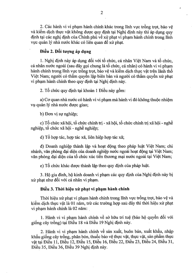 TOÀN VĂN: Nghị định 214/2026/NĐ-CP xử phạt vi phạm hành chính về trồng trọt, bảo vệ và kiểm dịch thực vật- Ảnh 2.