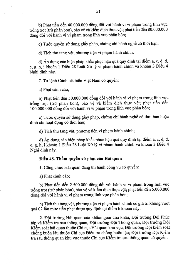 TOÀN VĂN: Nghị định 214/2026/NĐ-CP xử phạt vi phạm hành chính về trồng trọt, bảo vệ và kiểm dịch thực vật- Ảnh 51.