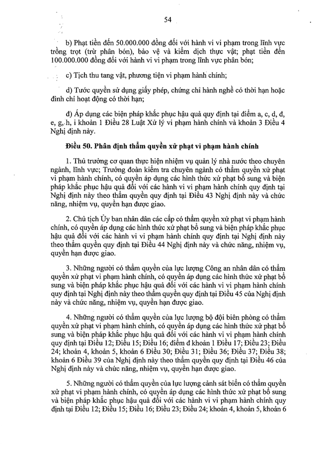TOÀN VĂN: Nghị định 214/2026/NĐ-CP xử phạt vi phạm hành chính về trồng trọt, bảo vệ và kiểm dịch thực vật- Ảnh 54.