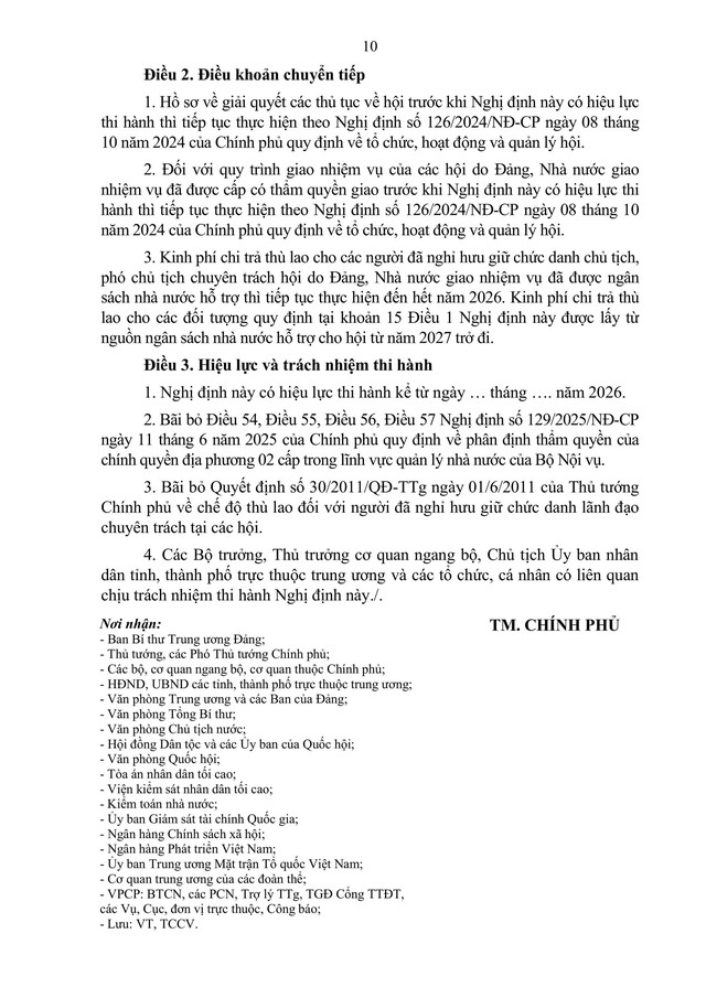 Đề xuất sửa đổi, bổ sung Nghị định quy định tổ chức, hoạt động và quản lý hội- Ảnh 10.
