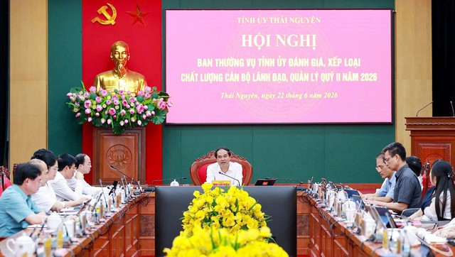 Đánh giá, xếp loại chất lượng cán bộ lãnh đạo, quản lý quý II/2026- Ảnh 1.