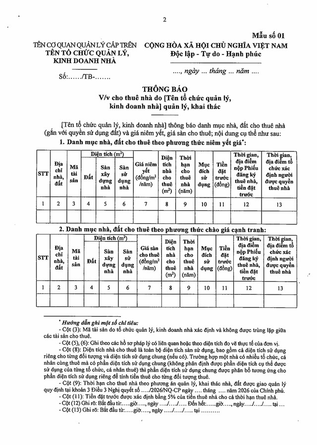 Nghị quyết số 31/2026/NQ-CP: Cơ chế, chính sách đặc thù xử lý, khai thác nhà, đất dôi dư sau sắp xếp- Ảnh 22.